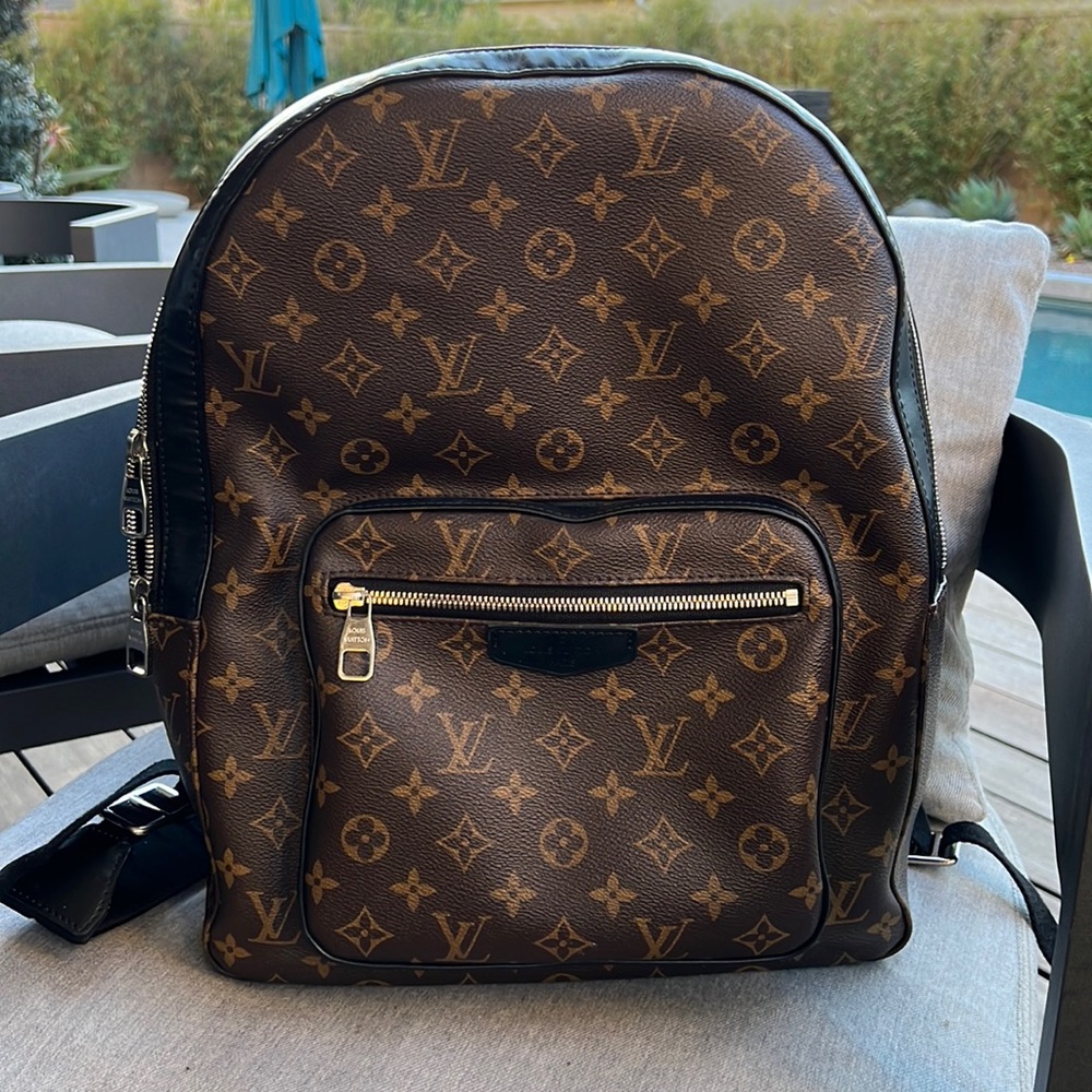 Louis Vuitton Josh Monogram Macassar Backpack